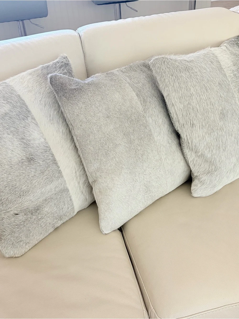 Pottery Barn Hair on Hide Pillow Cover and insert 20 x 20